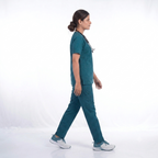 Sea Green Unisex Medical Scrub Top