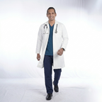 Unisex White Full Sleeve Medical Lab Coat