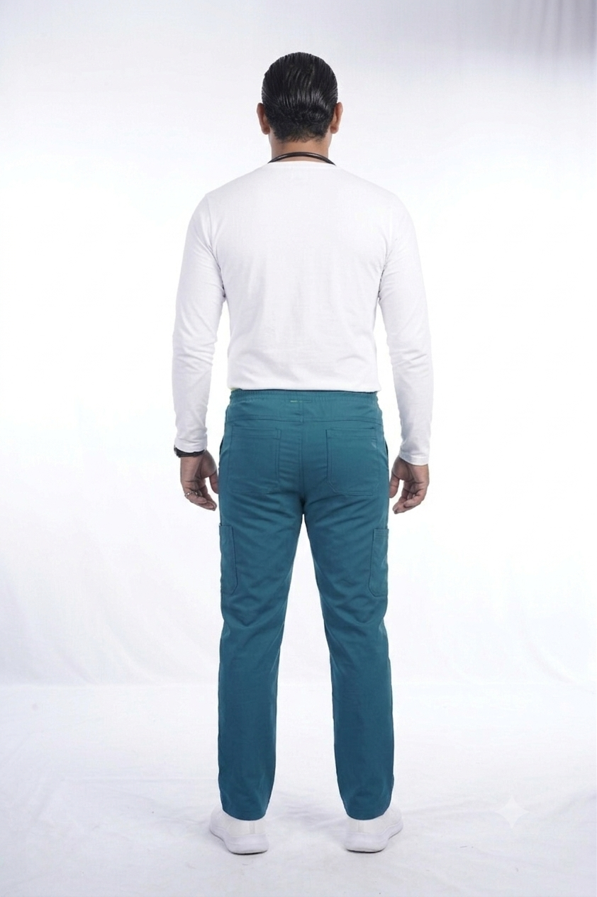 Sea Green Unisex Medical Scrub Pant