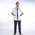 Unisex White Half Sleeve Medical Lab Coat