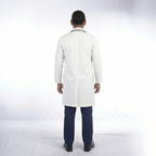 Unisex White Full Sleeve Medical Lab Coat