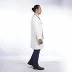 Unisex White Full Sleeve Medical Lab Coat